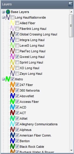 FiberLocator Layers - On